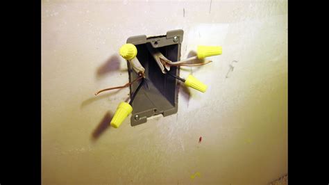 cut electrical box out drywall|drywall mounted electrical box wings.